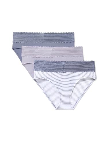 Image of Warner's Women's Blissful Benefits Women's Dig-free Microfiber Lace Hipster 3-pack