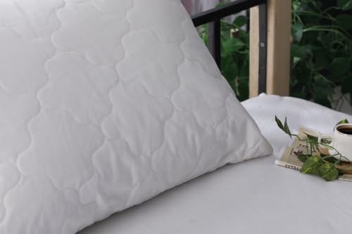 Slimline Australian Wool Filled Pillow with Washable Cover