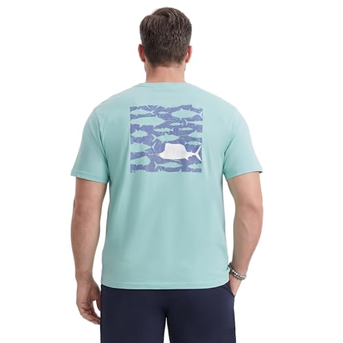 IZOD Men's Big & Tall Saltwater Short Sleeve Graphic T-Shirt