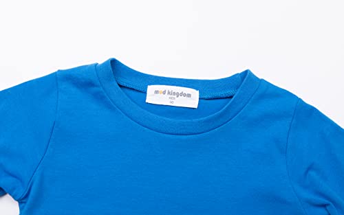 Mud Kingdom Boys Girls Long Sleeve T-Shirt Casual Jersey Cotton Basic Plain Tee Soft3