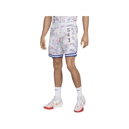 Short de basket-ball Dri-Fit Nike DNA FZ0685-100 pour jouer sur les playgrounds de Paris