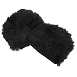 IMIKEYA かわいいぬいぐるみ熊耳ヘルメット飾り 軽量で柔らかいプラッシュ素材製 脱着簡単なバイク 電動スクーター兼用アクセサリー なヘ