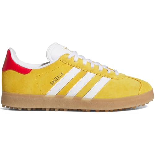 [アディダス] ガゼル スパイクレス ゴルフ GAZELLE SPIKELESS GOLF Bold Gold/Cloud White/Better Scarlet JS1896 24.0cmのサムネイル