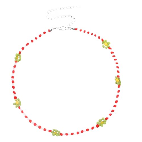 Collar corto de cuentas de colores para dar vida a tus camisetas básicas de mujer