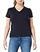 Produktbild Tommy Hilfiger Damen Heritage V-NK Tee T-Shirt, Blau (Midnight 403), Large (Herstellergröße: L)