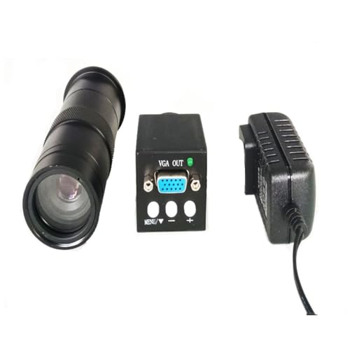 LJSM Lab Microscope Slides 2MP 1080P VGA Output Industry Video Microscope 130X Lens Microscope Parts