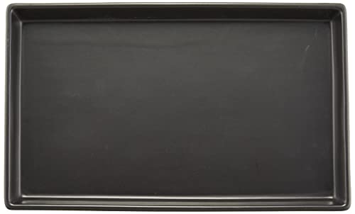 TOKI1919 ミラノMilano 長角皿 デザートプレートS 焼き魚 皿 長辺約20×12cm フレンチ 皿 食器 ホテルレストラン 仕様 電子レンジ 食洗機対応 ラ ティーマ 無地 平ら カフェ ランチプレート 無地 黒マット ブラック 日本製 37