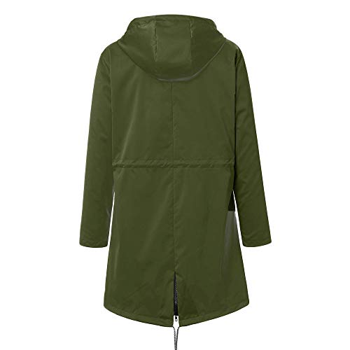 Parka de lluvia para mujer de gran tamaño que evita la humedad 3