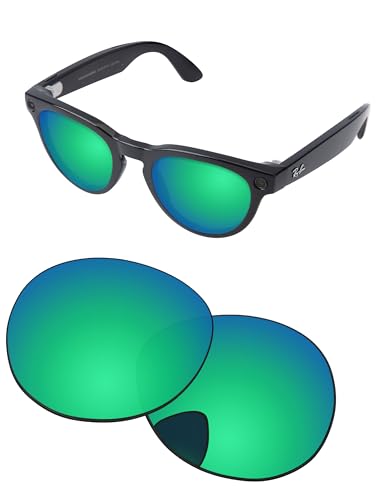 Image of Replacement Lenses for Ray-Ban Meta Headliner RW4009 & RW4013 50mm AI Glasses - Photochromic, Anti Blue Light Lens