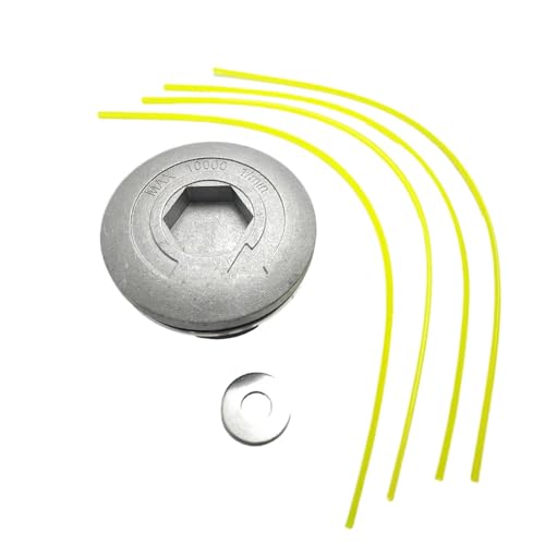 SKorFGX 4 String Universal Head Replacement for Cutter Compatible with Lawn Mowers Aluminum Strimmer Head Garden Brush Accessories