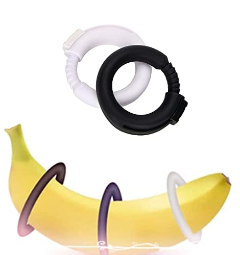 RianGor Nouvelle Bague de Retard réglable Bicolore pour Hommes Cover