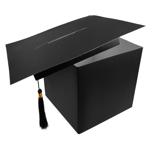 ULDIGI Graduation Message Box for Wishes and Memories Creative Cardboard Graduation Decor for Parties Showers Birthdays Easy to Assemble Versatile Use