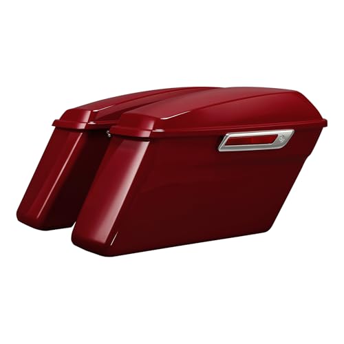 Alforjas rígidas para Harley Touring Billiard Red miniatura 6