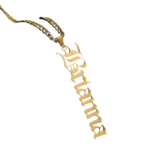 Tour de cou pendentifs bijoux acier inoxydable plaqué or 18K