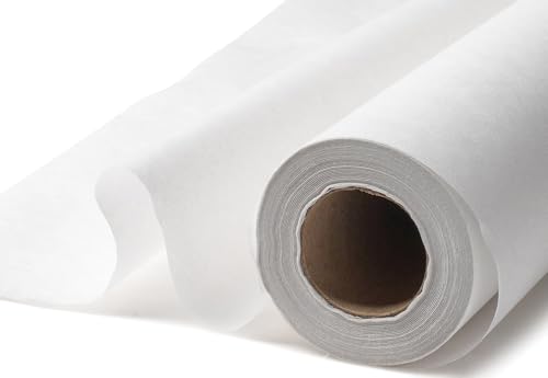 Image of Exam Table Paper - 18''x125' Disposable Standard White Crepe - Paper Rolls for Spas, Doctors, Chiropractors and Massage Tables