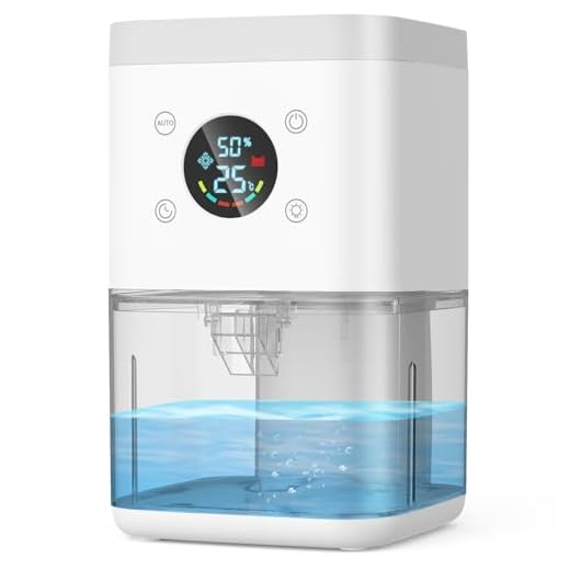 Deshumidificador 1800ML, Deshumidificadores de Humedad Eléctrico, Deshumidificador con filtro, purificación de aire,Deshumidificación inteligente,Temporizador de 24H-Blanco