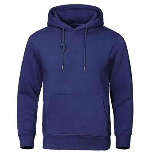 Sudaderas Hombres Sudadera de Forro Polar cálida for Hombre, Estilo Informal, Color Liso, for otoño e Invierno, Escolar y Deportivo(Color2,XL)