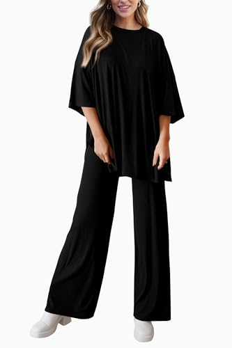 PRETTYGARDEN Two Piece Sets For Women Summer Fashion Lounge Matching Set 2025 Travel Vacation Airport Outfits Clothing