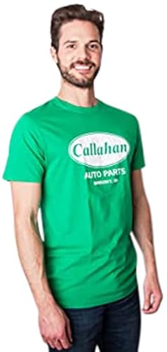 Mens Callahan Auto T Shirt Funny Shirts Cool Humor Graphic Saying Sarcasm Tee (Heather Green) - XL