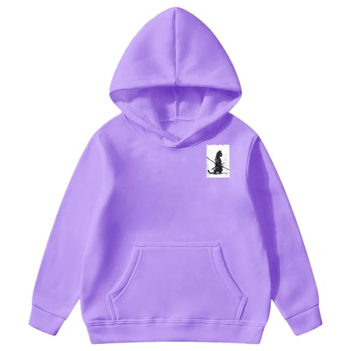 女の子向けの愛らしい猫柄フード付きスウェットシャツ、動物柄の遊び心のあるプルオーバー、3歳から14歳のお子様向けの快適なフリースジャケット139