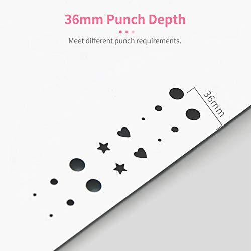 Kiboule Perfurador de um furo portátil perfurador de furo único resistente 8 folhas para fichário ca