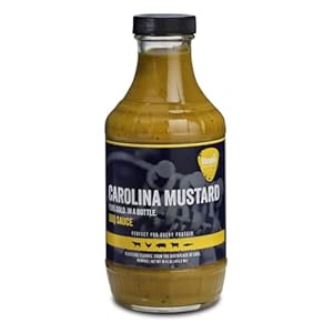 Memphis Marinades, 16oz, Carolina Mustard BBQ Sauce, for Pork, Chicken, and Beef, Gluten Free, Non-GMO