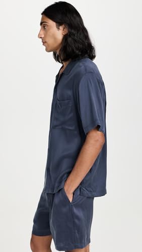 Lunya Men's Washable Silk Button Up Short Set4