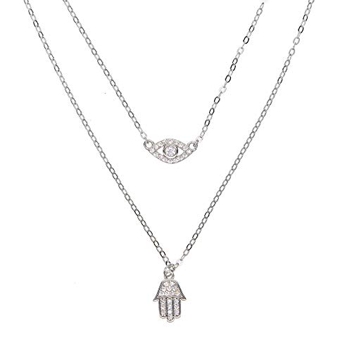 Bijoux sexy pour femmes à offrir avec ce collier double rang argenté et pavé