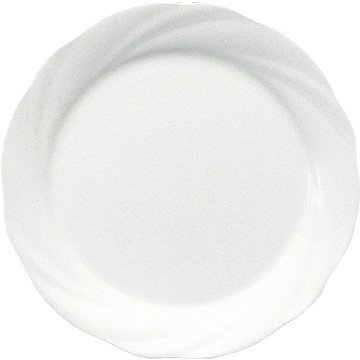 NARUMI プレート 皿 スパイラルホワイト ホワイト 23cm ミート 電子レンジ温め対応 日本製 8382-1953