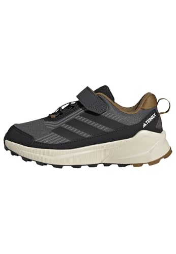 adidas Unisex Kinder Terrex Trailmaker 2 Hiking Kids Shoes, Grey Six/Core Black/Bronze Strata, 40 EU