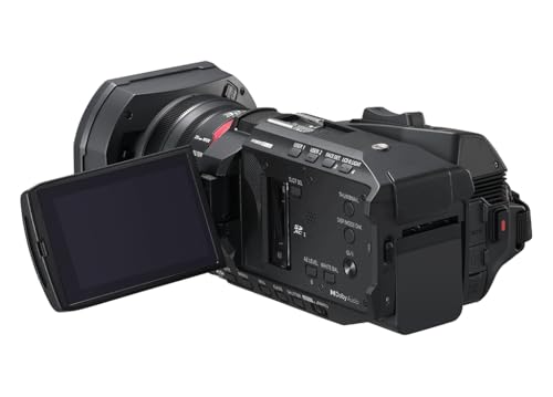 Image of Panasonic X1200 4K Camcorder, Wide Angle Telephoto Lens with 24X Zoom, Hybrid O.I.S.,Lightweight Heat Dispersing Design, Eco Packaging - HC-X1200J