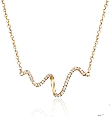 Collier Argent 925 Battement de Coeur pour un Style Minimaliste au Quotidien