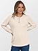 ANRABESS Womens Long Sleeve Henley Shirts Button Down Tunic Tops Fall Lightweight Sweaters Business Casual Blouses 2025 Beige Large