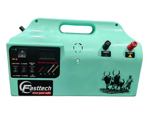 Fasttech Solar Zatka Machine, Fence Energizer for Farm and Animal...