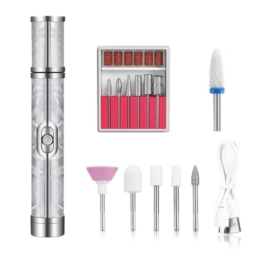 Kit de de manicura inalámbrico - Juego de herramientas de manicura profesional, juego de pulido de de uñas | Juego de taladro de uñas de portátil, de uñas eléctrica con