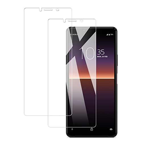 【2枚セット】KPNS 日本素材製 強化ガラス Xperia 10 II SO-41A SOV43 用 ガラスフィルム 旭硝子製 の強化ガラス カバー 保護フィルム