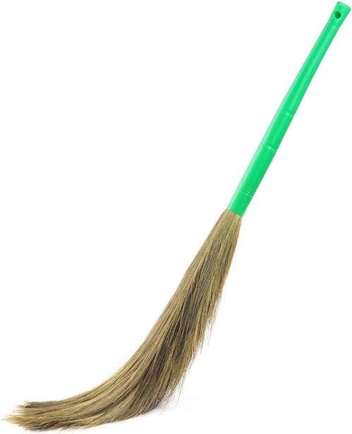 Soft No-Dust Broom with Long Plastic Handle (Phool Jhadu) Floor Cleaning Multi-Use, Dust Removal Broom - Assorted in Color (B0DBHSH6B3) Amazon Price History, Amazon Price Tracker