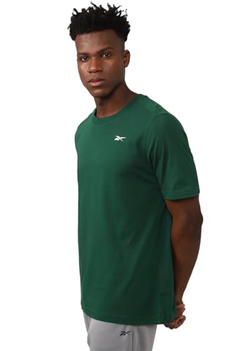 Image of Reebok Men's Solid Regular Fit T-Shirt