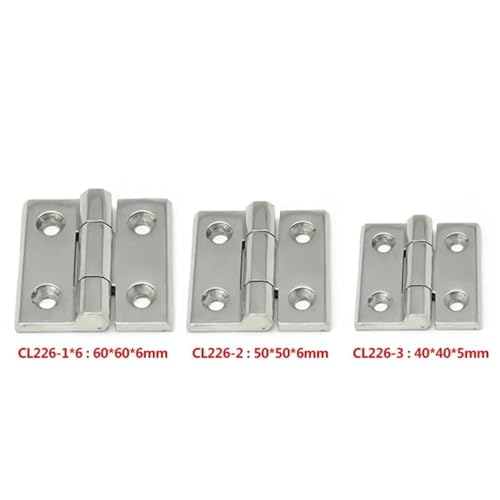 Charnière robuste inox 304 pour armoire industrielle lourde - 5