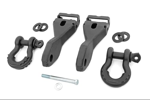 Rough Country Kit de montaje de grillete de gancho de remolque para Chevy Silverado 1500 14-18 - RS170