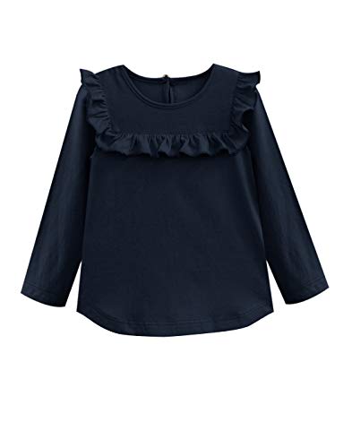 Image of A.T.U.N. (ALL THINGS UBER NICE) Girls Cotton Round Neck Long Sleeve T-Shirt