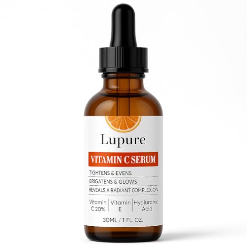 Lupure Professional Vitamin C Face Serum 20%, Anti Aging Facial