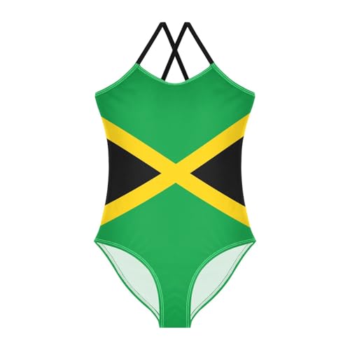 Girls Swimsuit One Piece Bathing Suit with Adjustable Straps Cute Little Kids Swimming Suits Beach Swimwear 3-10T