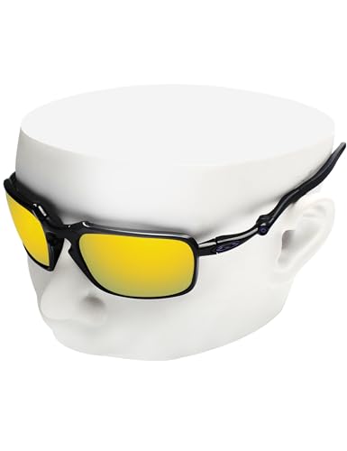 Image of OOWLIT Replacement Lenses Compatible with Oakley Badman OO6020 Sunglass 24K Non-polarized