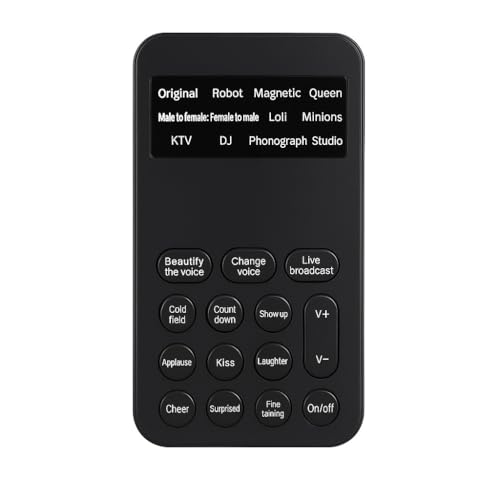 Image of FREDI HD PLUS Voice Changer Device | Portable Multi-Effect Sound Modulator with 12+ Voice Modes, Real-Time Monitoring, Noise Reduction & USB Rechargeable - Compatible with Mobile & Laptop