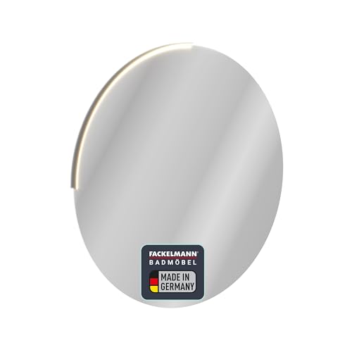 FACKELMANN Compact Line LED-Spiegel, 80 cm, Neutralweißes Licht, Zeitloser Stil mit schwarzem Aluminiumrahmen – Ideal für jedes Moderne Badezimmer FACKELMANN Compact Line LED-Spiegel, 80 cm, Neutralweißes Licht, Zeitloser Stil mit schwarzem Aluminiumrahmen – Ideal für jedes Moderne Badezimmer