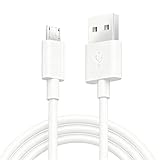 Odonm 10 FT Charger Cord Fit for EUFY, VAVA, Infant Optics, Motorola, Owlet, VTech VM341/343/344 Moonybaby Baby Monitor Micro USB Charging Cable (White)