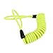 AEIOFU Disc Lock Reminder Cable Alarm Lock Security Spring Reminder Cable for Scooter Motorcycle Bike Brake Disc Fluorescent Green Spring Motorcycle Security Accessories