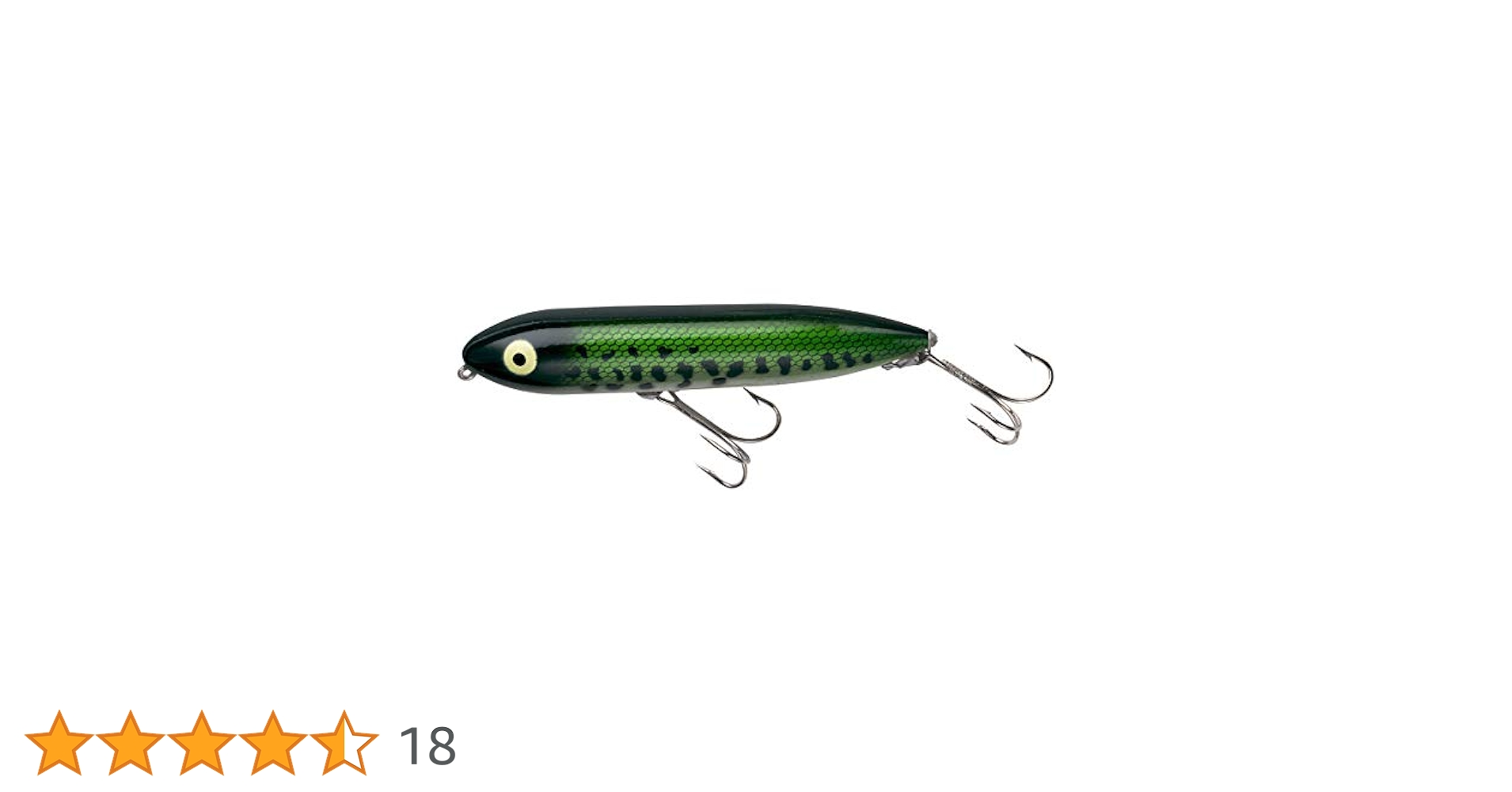 ヘドン HEDDON ☆ 80's  ZARA-SPOOK  3rd.  S-6 Heddon Zara Spook 3/4 oz Fishing Lure - Black Shiner