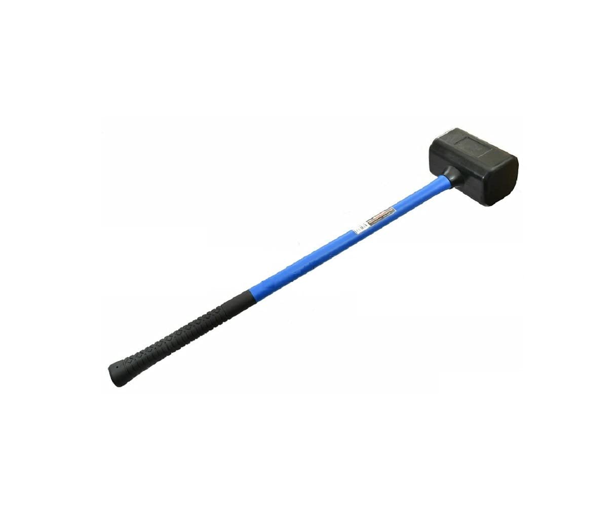 10lb DEAD BLOW Sledge Hammer Rubber Mallet Textured Grip Long Handle HD NEW,Jikkolumlukka